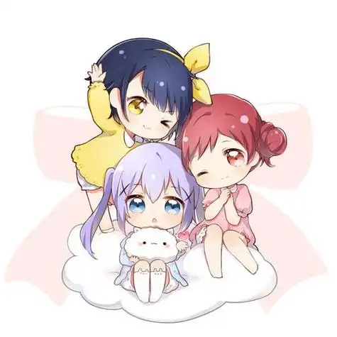 三人动漫q版头像图片 动漫头像图片大全 -【爱个性】