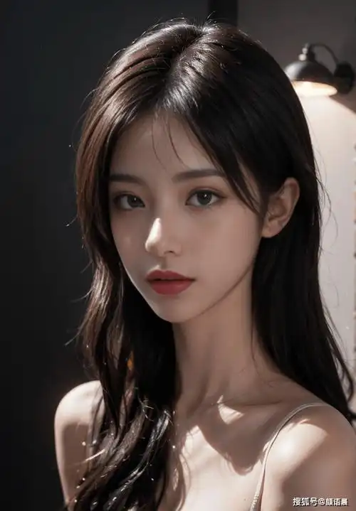 高清美女壁纸,唇红齿白皮肤白皙的吊带裙大眼素颜美女_女性_魅力_眼睛