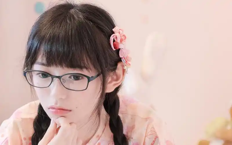 日本粉色和服可爱萝莉甜美图片电脑壁纸高清大图预览1920x1200_美女