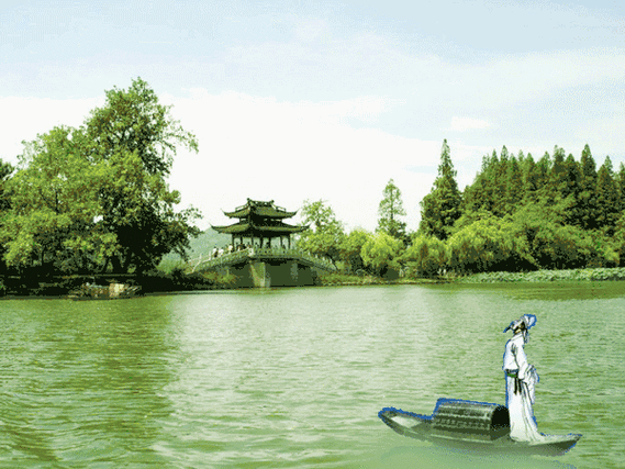 原来杭州特产礼品中除了丝绸龙井茶还有这本西湖诗集连莫言都想摘她写