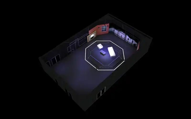 访谈节目演播间设计3d效果图