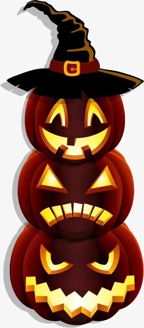 万圣节元素矢量素材