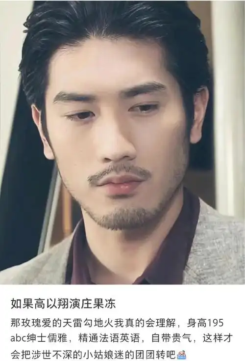 #如果高以翔演庄国栋##假如庄国栋是高以翔演的#