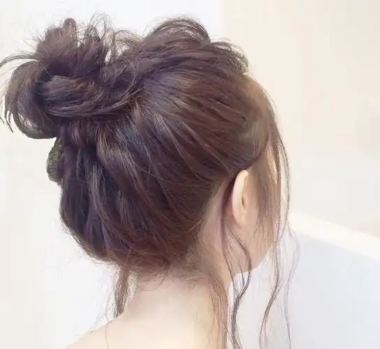 卷个丸子头灵动又美丽,主要是透气啊!