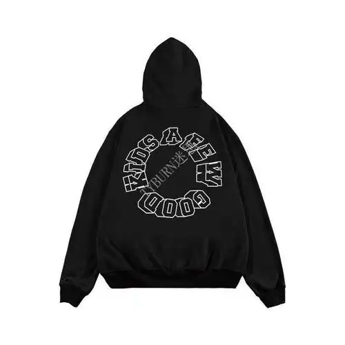 阳小哥 fff马思唯联名afgk2022秋季新款印花卫衣男美式帽衫国潮上衣