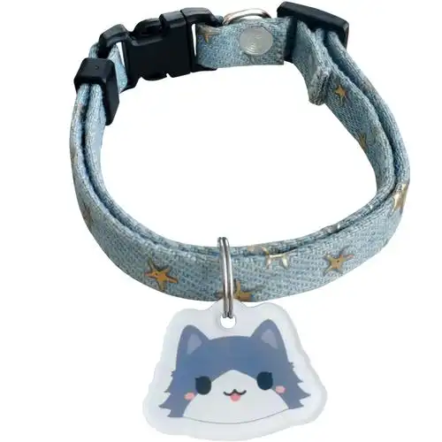 宠物项圈名牌大型刻字狗牌牛仔定制铃铛丢失项圈