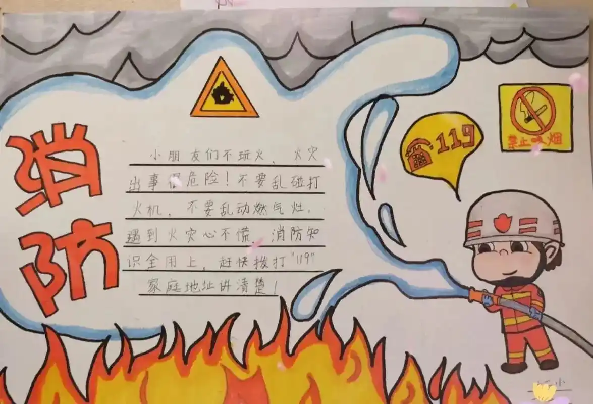 消防手抄报来收藏一下 - 抖音