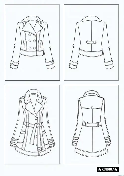 款式图作业-女装设计-服装设计