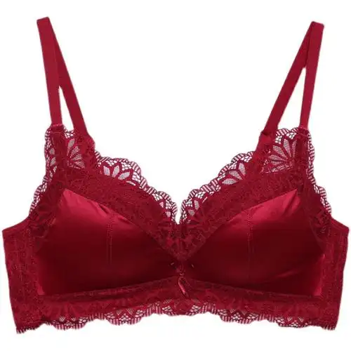 红色内衣套装本命年性感新娘结婚胸罩舒适乳胶文胸