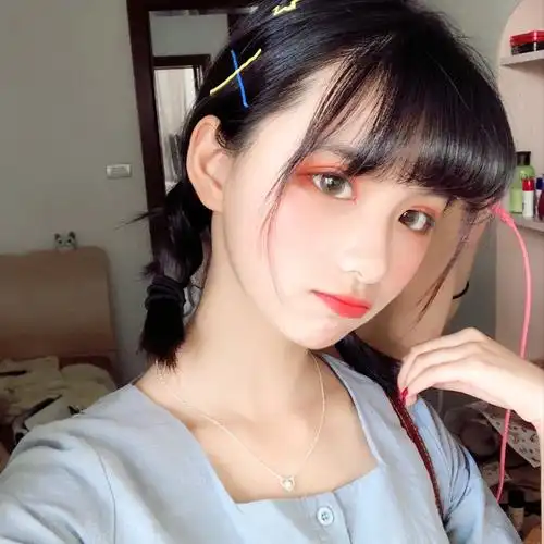 女生头像 小清新 闺蜜 动漫 双人 四宫格 白边 双马尾 眼妆 自调 手控