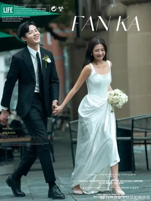 上海街拍婚纱照!