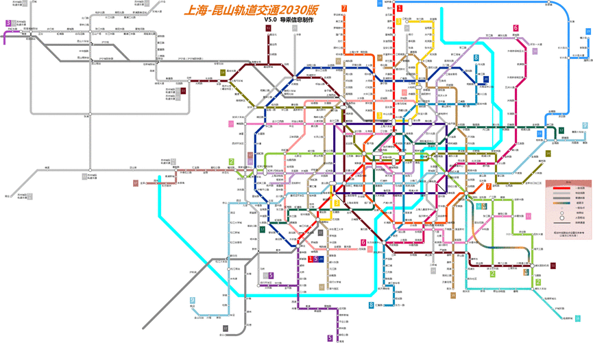 上海地铁规划图2030版.gif