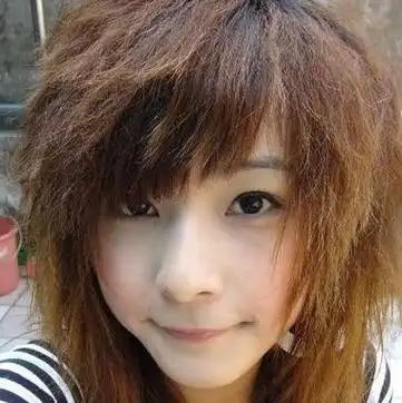 短发大脸女人烟花烫 脸大短发烫发(4)