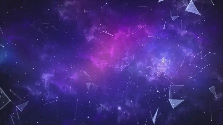 4k星空星座推进梦幻主题宇宙舞台背景银河星座底图背景