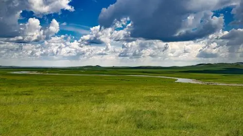 绿色草甸草原风景图片1216