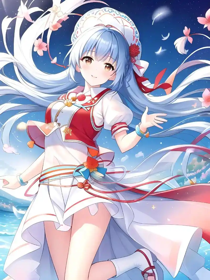 星河动漫壁纸彩虹仙女