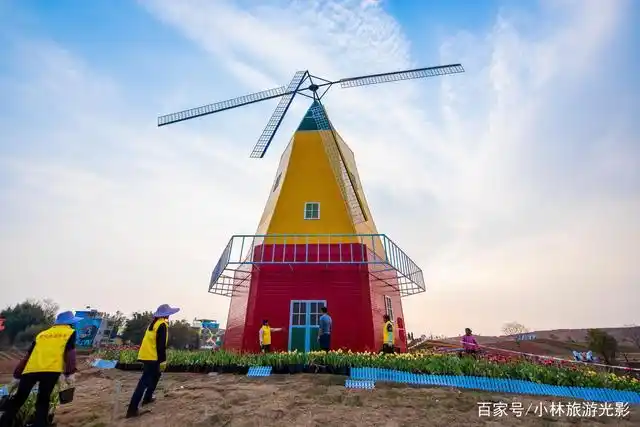 浪漫又华丽的五彩城观光花博园