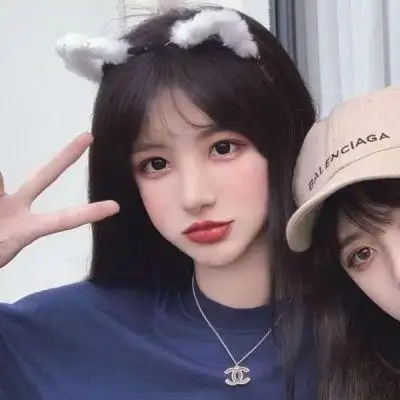 好看的闺蜜头像双人 超好看的二人闺蜜头像真人版