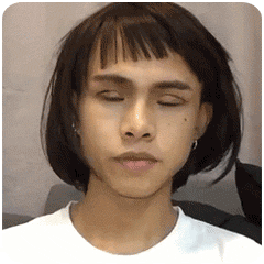 艾克里里艾克里里化妆逗比不理你gif动图_动态图_表情包下载_soogif