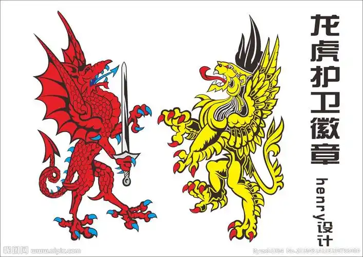 豪华龙虎护卫徽章图片
