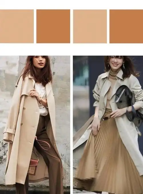 大地色系衣服的6种配色方案显瘦又高级