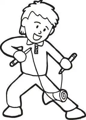 简笔画大全人物动漫女生简笔画全身画(9张)_动漫图片_表白图片网卡通