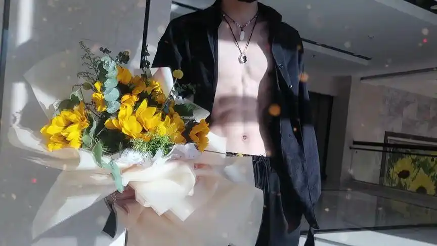 向日葵花语,入目皆是你#腹肌 #上班的样子 #日常摸鱼