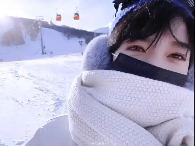 明星壁纸贺峻霖捉到一只滑雪的霖霖子