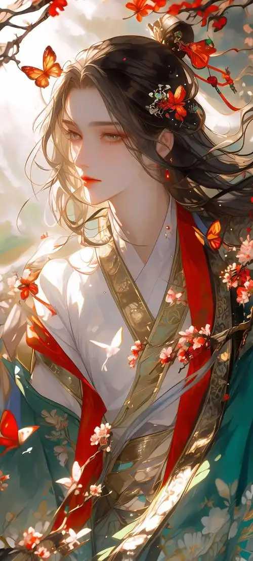 唯美古风帅哥美女壁纸图片高清无水印版