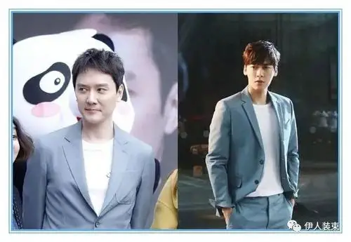 冯绍峰当爸后首现身穿蓝西装少年感竟碾压李易峰赵丽颖好明智