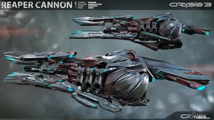 求孤岛危机3的死神机炮武器的图片,要高清无水印的谢谢