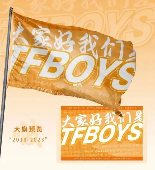 tfboys大旗