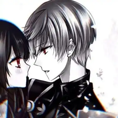 暗黑系情侣头像霸气高清黑暗冷酷动漫情侣头像一对