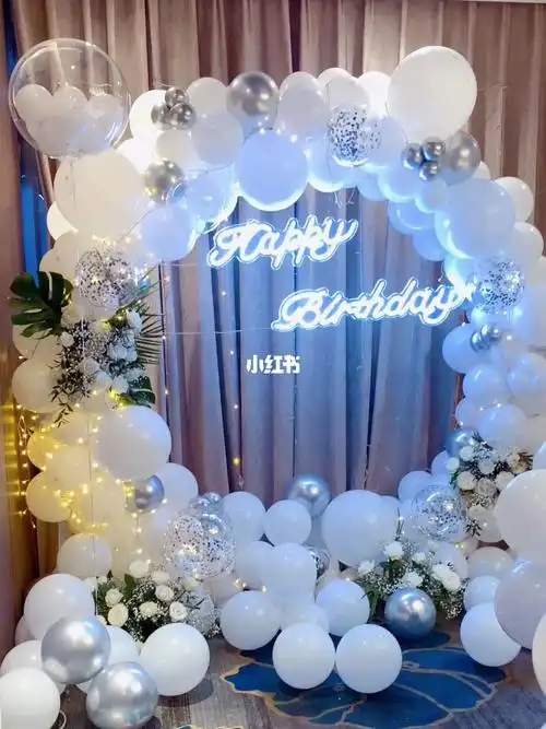 生日场景布置完成73下班