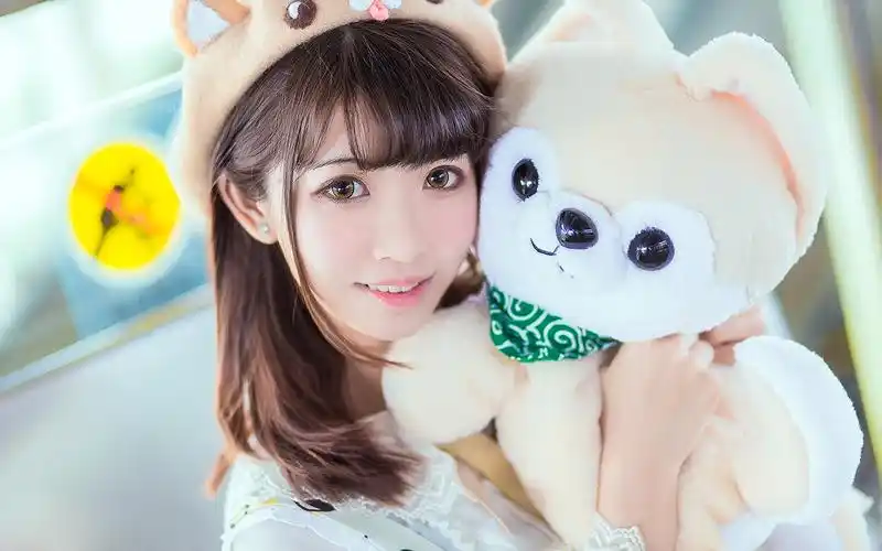 可爱萝莉清新自然唯美写真桌面壁纸