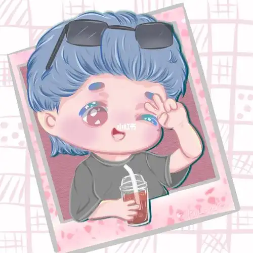 葵葵假期一定玩得超开心的吧…#蔡徐坤#手绘头像#q版人物#手绘#灵魂画