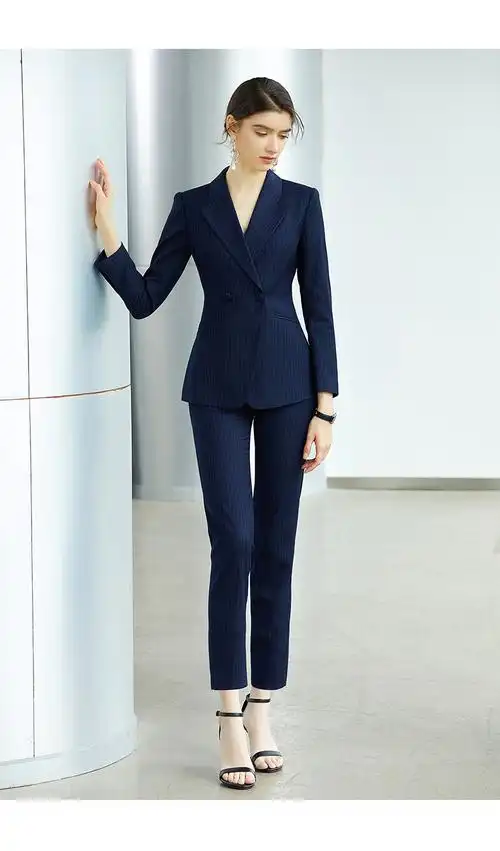 gellvann品牌小西装女士职业总裁正装女感职场女神西服套装2021秋季上