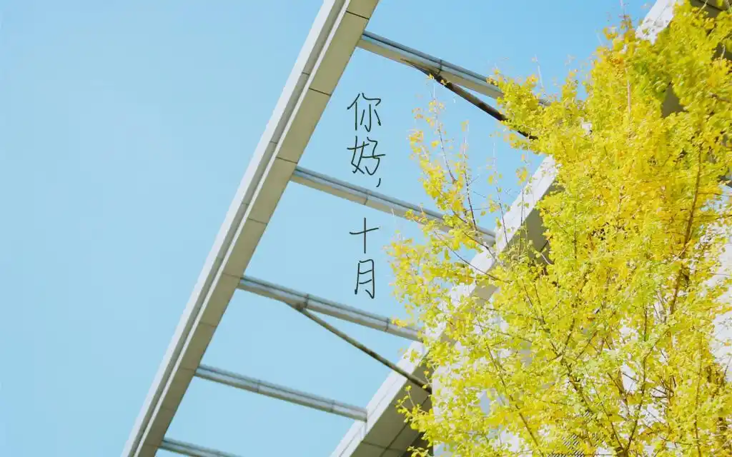 你好,十月金秋,高清图片,电脑桌面-壁纸族