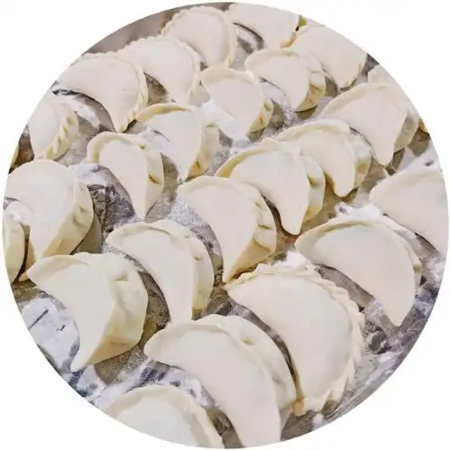 纯手工包的饺子