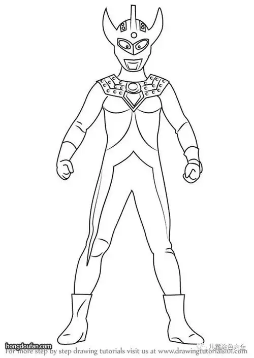 诺亚奥特画法曼,奥特曼简笔画图片大全贝利亚,奥特曼简笔画图片大全
