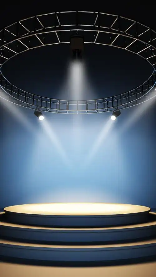 唯美舞台h5背景免抠素材免费下载_觅元素51yuansu.com