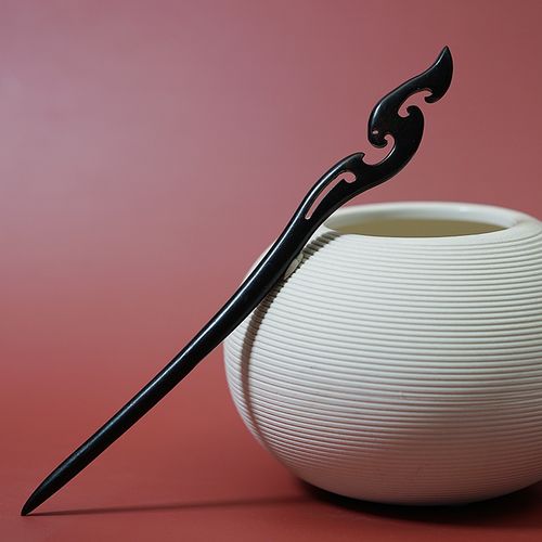 簪盘发长发簪汉服复古风旗袍简约日常男 凤雏 发簪长22厘米左右【图片