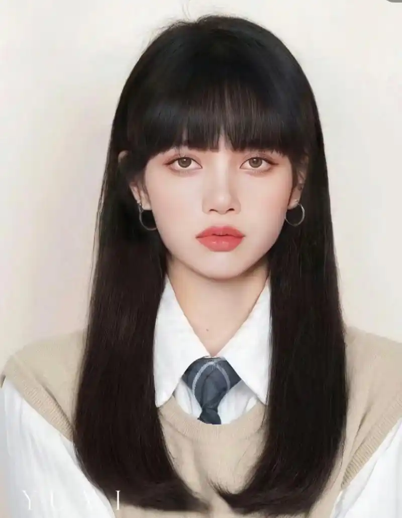 早期lisa的脸也太适合拿来当证件照模版了吧.