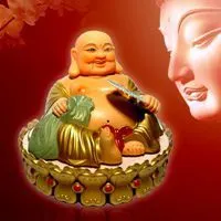 笑口招财弥勒佛图片_微信头像图片大全