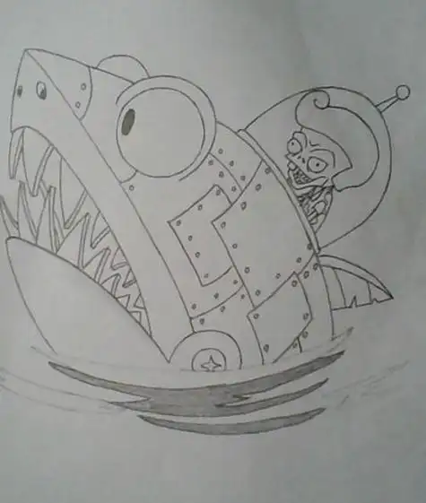 僵尸博士机器人的简笔画僵王博士怎么画僵王博士简笔画简单又漂亮僵王