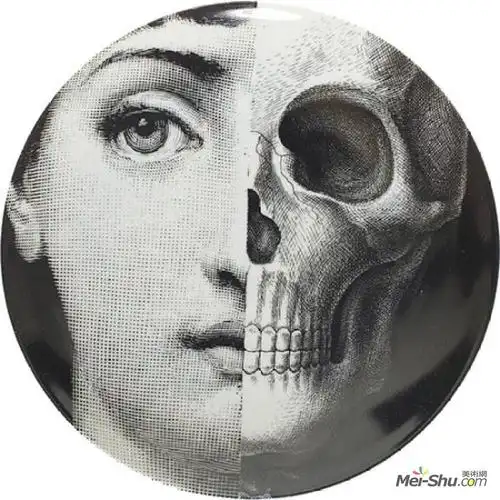 主题与放大变化装饰板288半骷髅比埃罗佛纳塞迪fornasetti高清作品