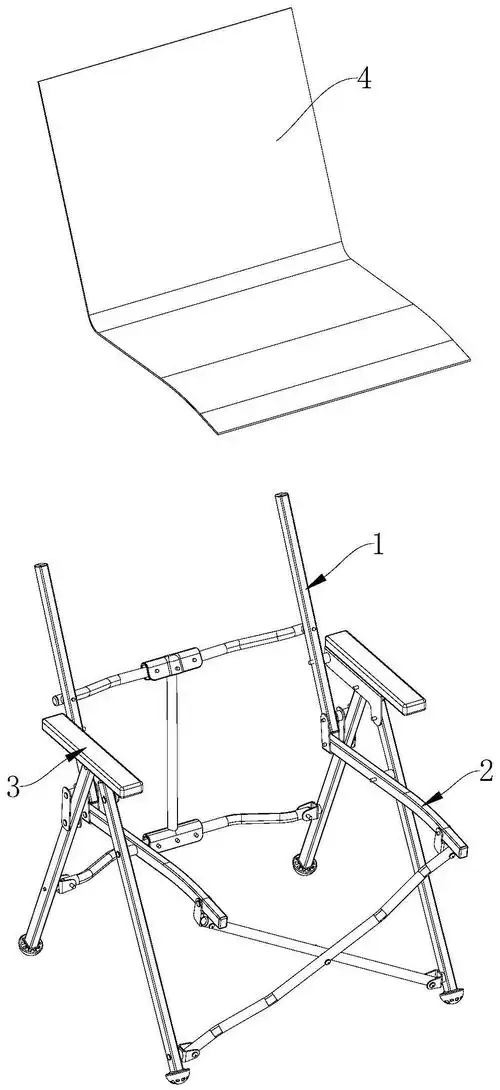 一种靠背折叠结构及具有该结构的折叠椅的制作方法