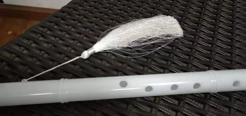 【官方直销】白玉箫山河令玉箫同款温克行吹的萧温客行树脂八孔洞箫