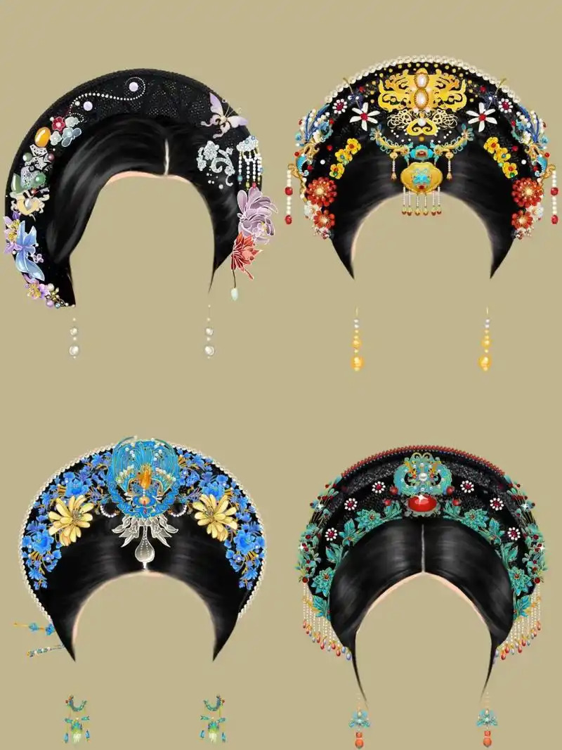 贵妃娘娘选头饰 阖宫夜宴贵妃娘娘选哪个钿子头才能艳压群芳呢 1号