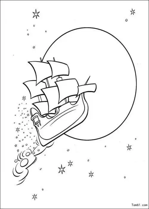 小飞侠彼得潘的简笔画